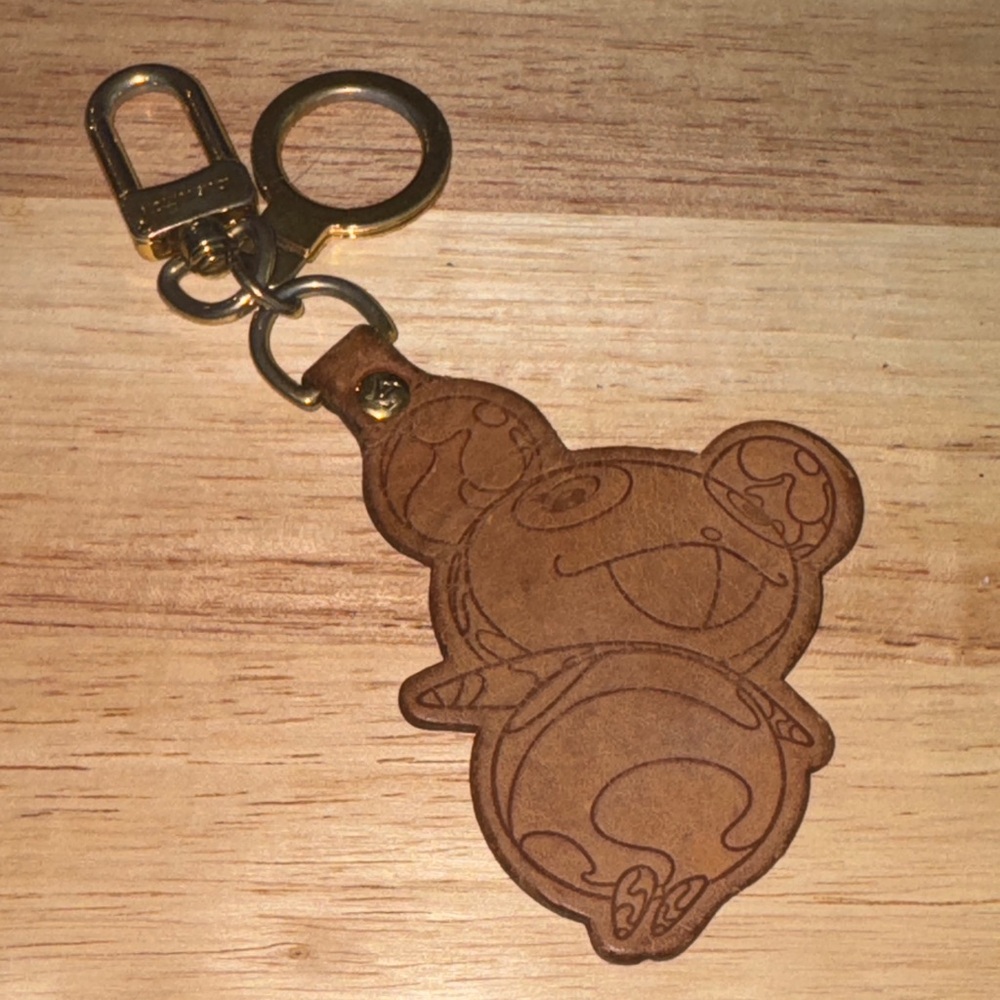 Louis Vuitton murakami panda keychain purse charm